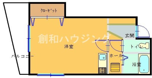 平和公園駅 徒歩9分 3階の物件間取画像